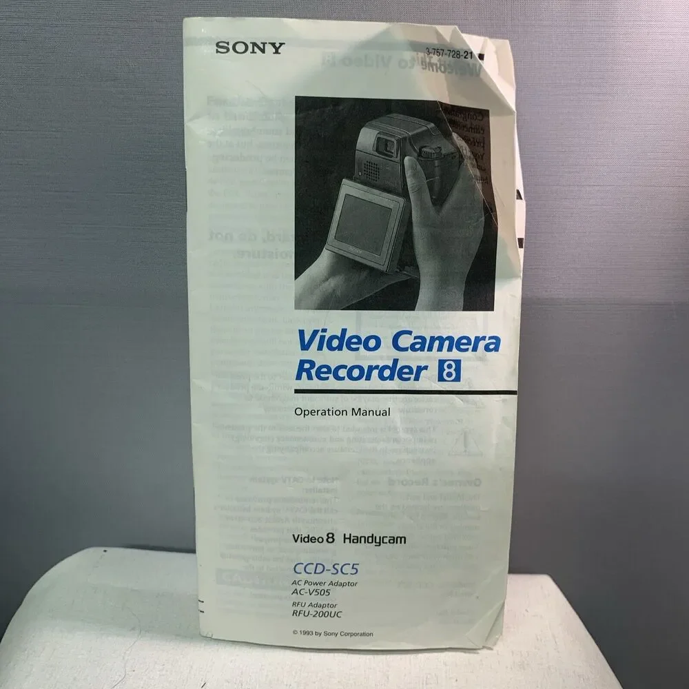 Sony CCD-SC5 Handycam Video Camcorder RARE-TESTED In Working Condition Bundle